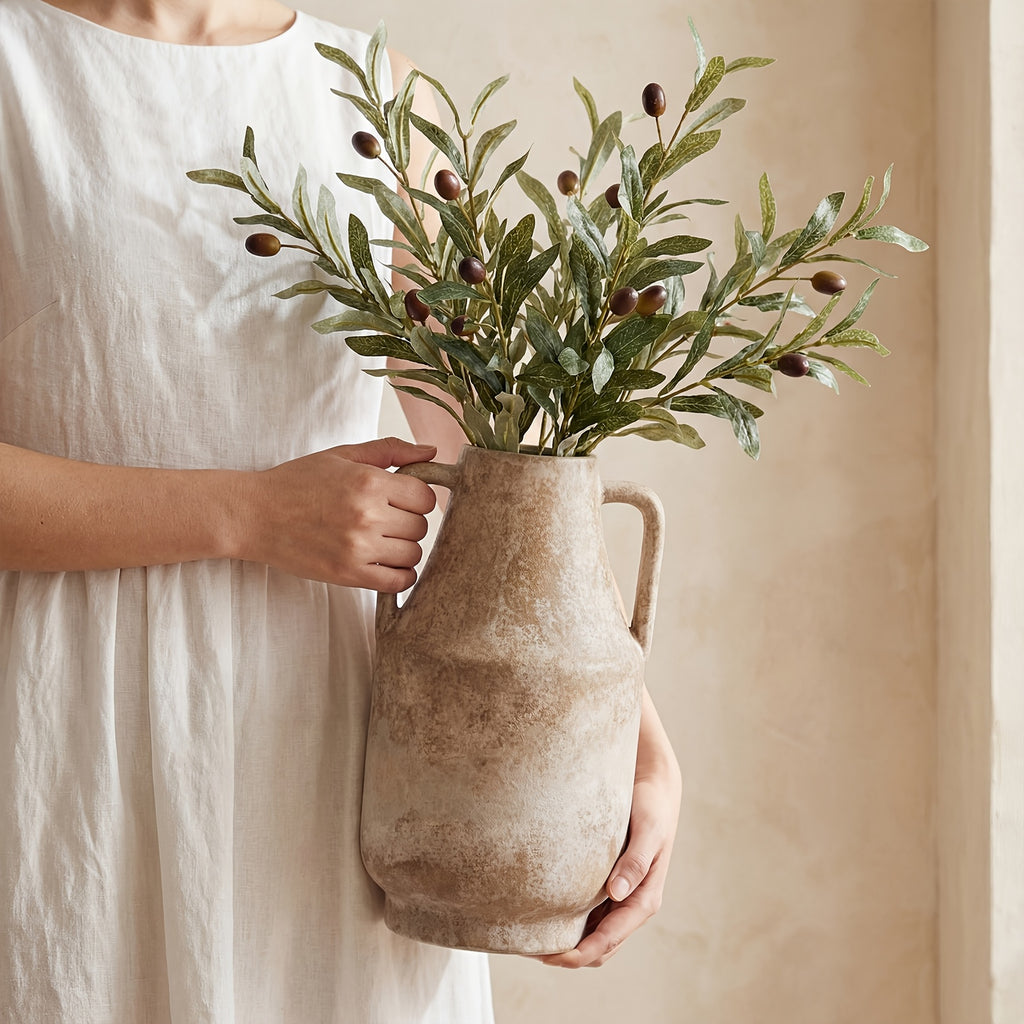 Multi-Purpose Ceramic Flower Vase – stylish tabletop accent, versatile floral display, designed for American kitchens, pantries, apartments, home organization, daily use and practical gifting