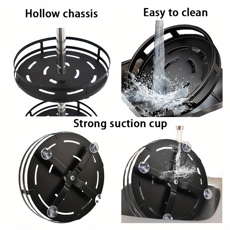 Spice Rack Organizer Turntable 1/2/3 Tier 360 Degree Rotating Spice Organization For Cabinet Metal Adjustable Height Lazy Seasoning Holder For Kitchen Cupboard Table Coffee Table Pantry Countertop Bathroom