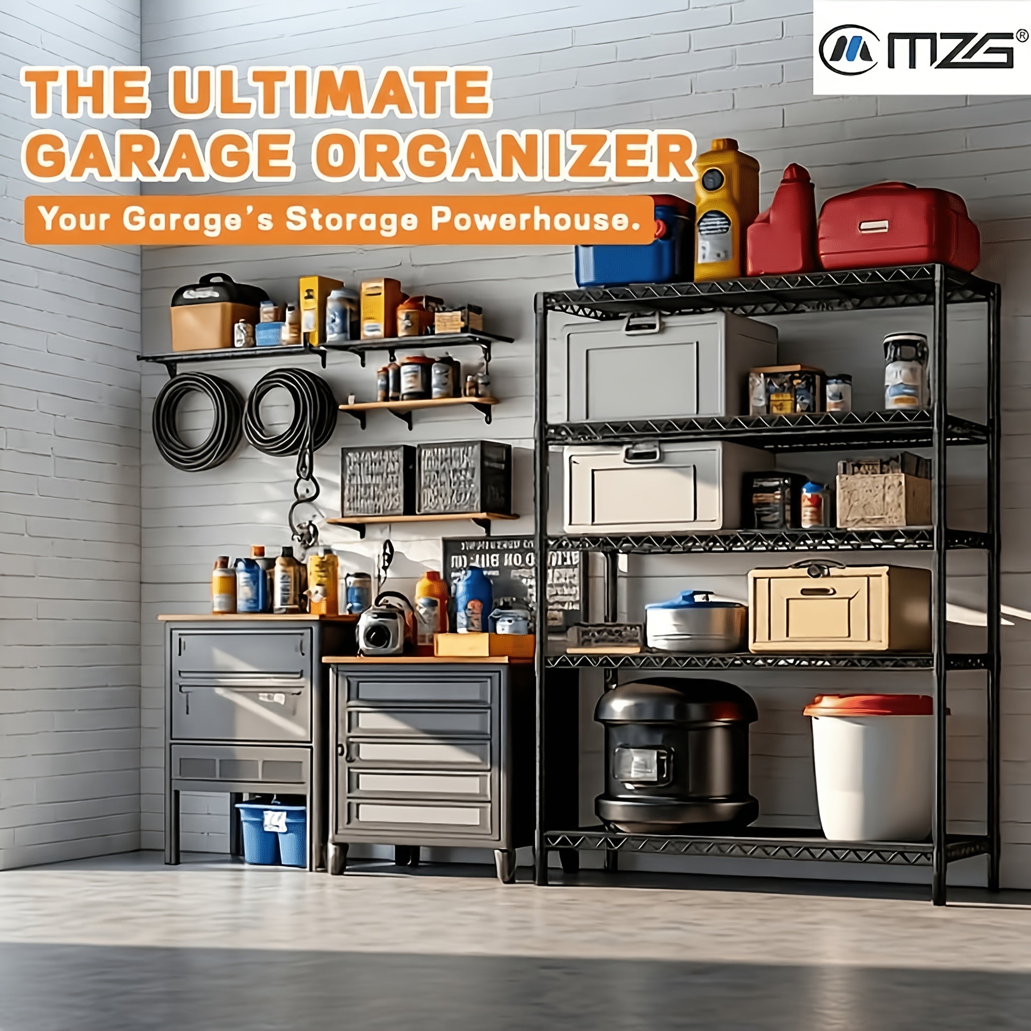 Smart 5/4/3 Tier Adjustable Home Storage Rack – durable multi-purpose storage, MZG 2000 1600 1000 Lbs 5 4 3 Tier Storage Shelving Steel Heavy Duty, designed for American homes, daily convenience and practical gifting
