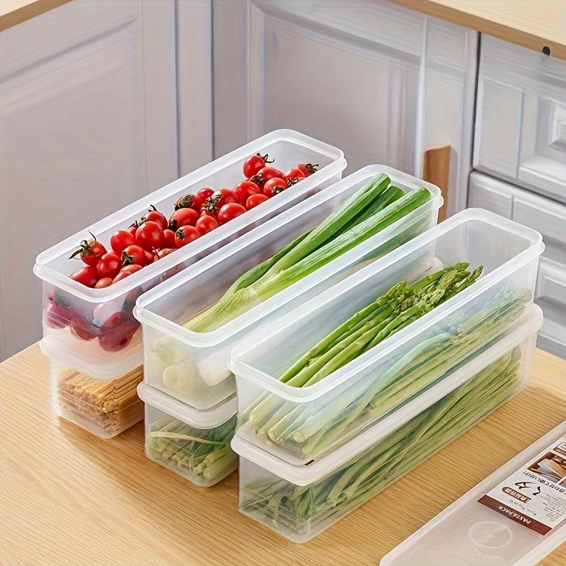 Compact Refrigerator Storage Organizer – easy-access fridge organization, Set of Four Bpa-Free Plastic Containers with Lids Ideal for Organizing Onions Parsley Coriander, designed for American homes, daily convenience and practical gifting