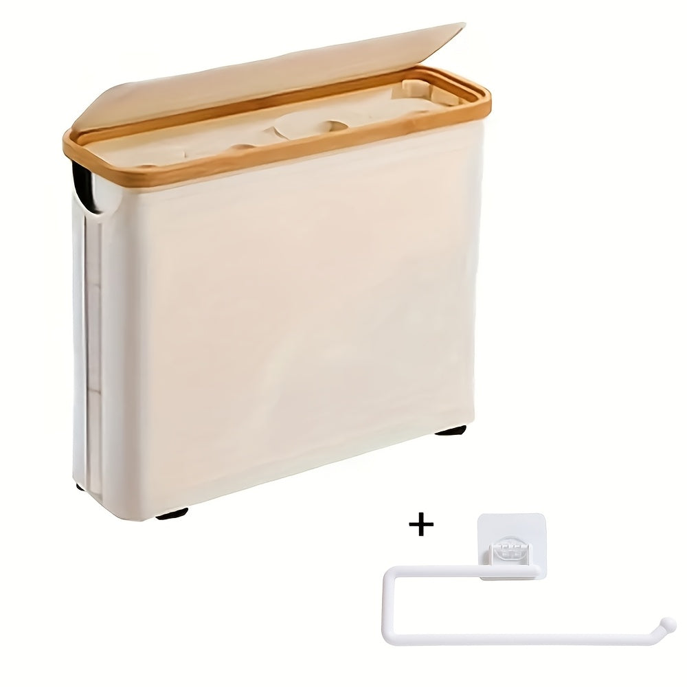 Toilet Paper Holder – Toilet Paper Basket Bamboo Toilet Paper Storage - Ultimate Bathroom Storage with