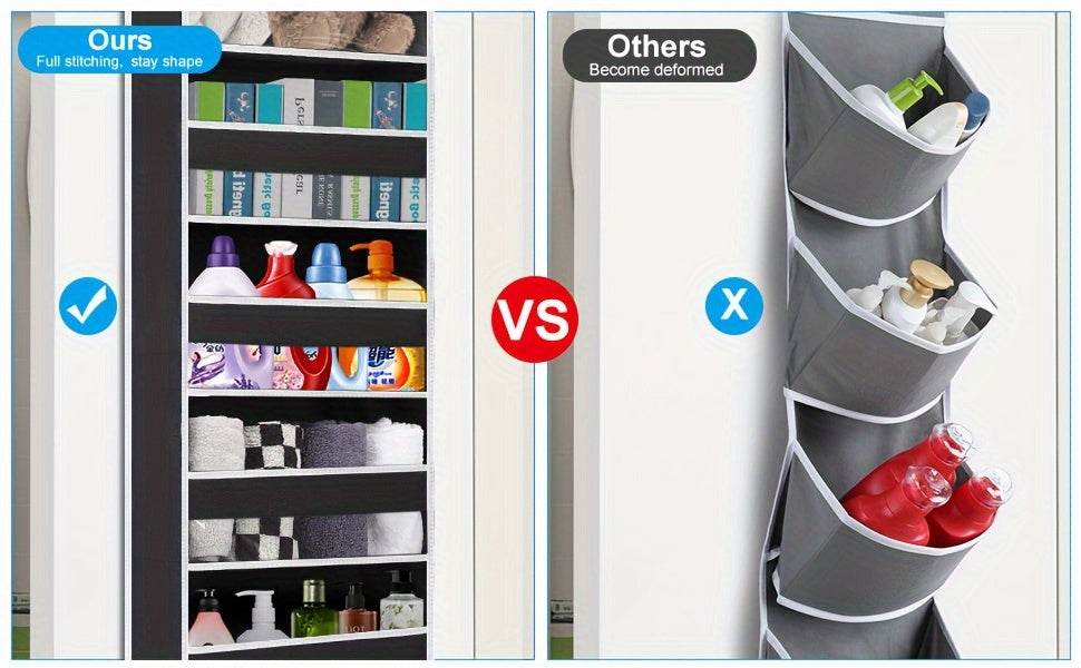 Smart Home Storage Organizer – space-saving everyday organization, Over Door Hanging Organizer No Tilt Closet Organizer for Diaper Shoes Over Door Storage, designed for American homes, daily convenience and practical gifting