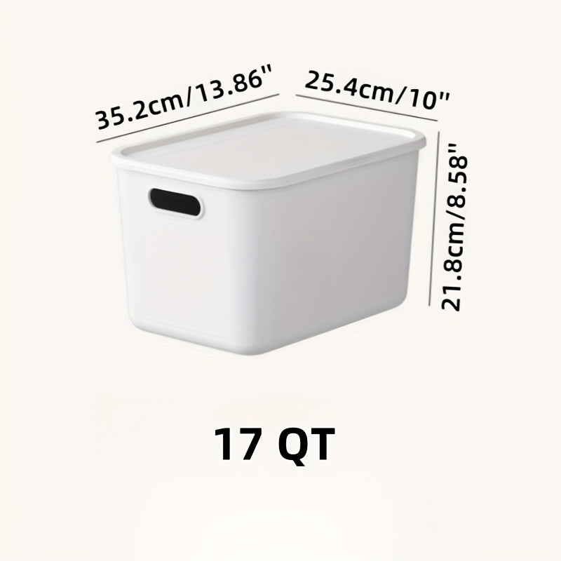 Smart 4pcs Adjustable Home Storage Rack – durable multi-purpose storage, 4pcs 8pcs 17-Quart 8 5 10 13 8inch Waterproof Dustproof Modern Stackable Storage Bins, designed for American homes, daily convenience and practical gifting