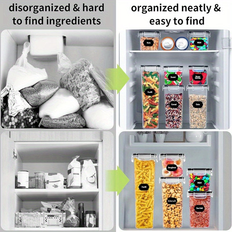 Compact 12/14/20/48/84pcs Airtight Food Storage Containers – leak-resistant reusable meal prep, 12 14 20 48 84pcs Food Storage Container Set Fresh-Keeping Boxes Easy-to-Secure Lids -, designed for American homes, daily convenience and practical gifti