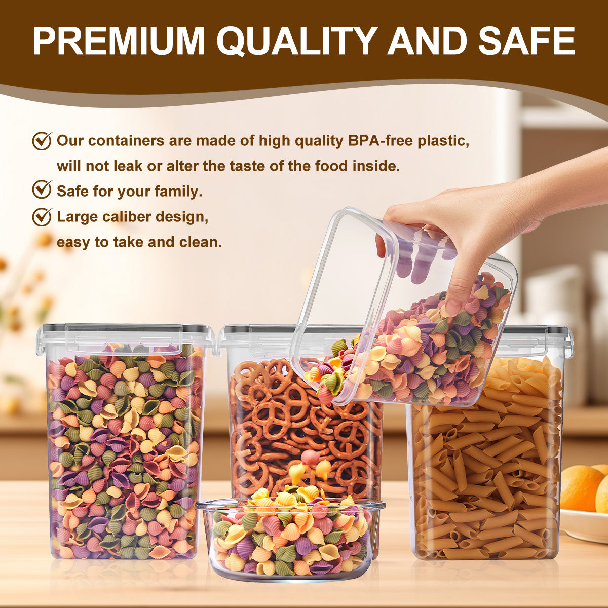 Smart 30/48/72Pcs Airtight Food Storage Containers – leak-resistant reusable meal prep, Lid-Sealed Food Storage 30 48 72Pcs Lid-Sealed Food Storage Containers Fresh-Keeping Boxes Pasta Storage, designed for American homes, daily convenience and pract