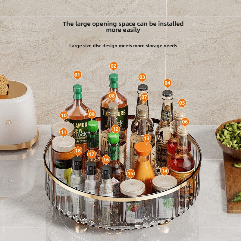 Kitchen Essential – 360-Degree Rotating Spice Rack for Kitchen Storage of Special Seasonings for Modern US Homes, easy meal prep and organization, Versatile Everyday Use and Thoughtful House