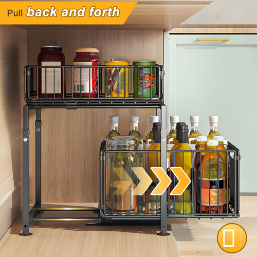 2-Tier Countertop Kitchen Storage Rack – view 2