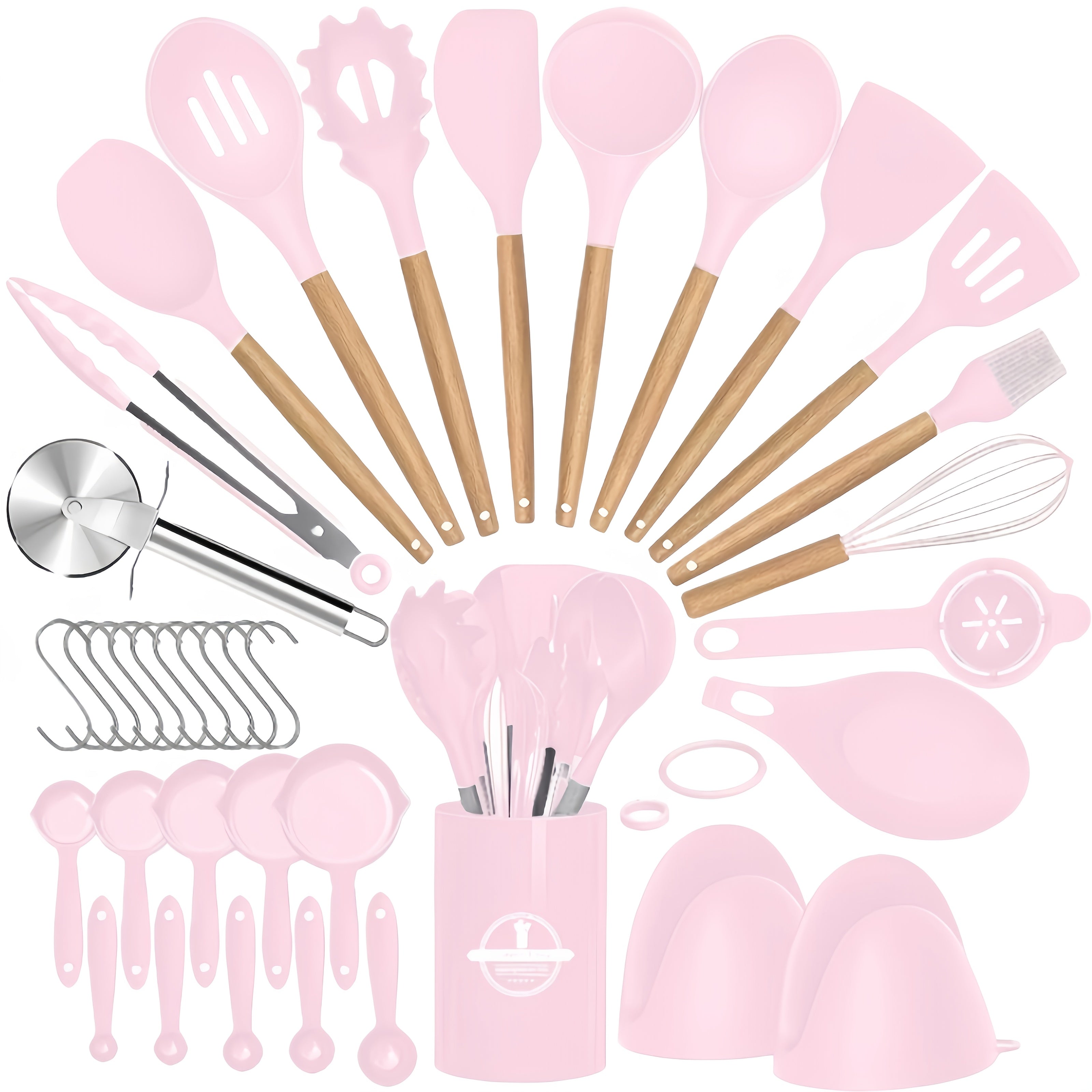 Kitchen Tools – versatile meal preparation, 37 44pcs Complete Silicone Kitchen Cooking Utensil Set