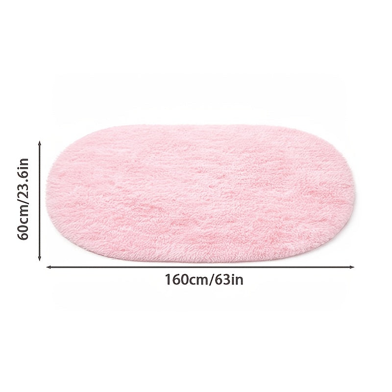 Area Rug – comfortable decorative floor coverage, Soft Oval Sofa Bedside Rug Available In A V
