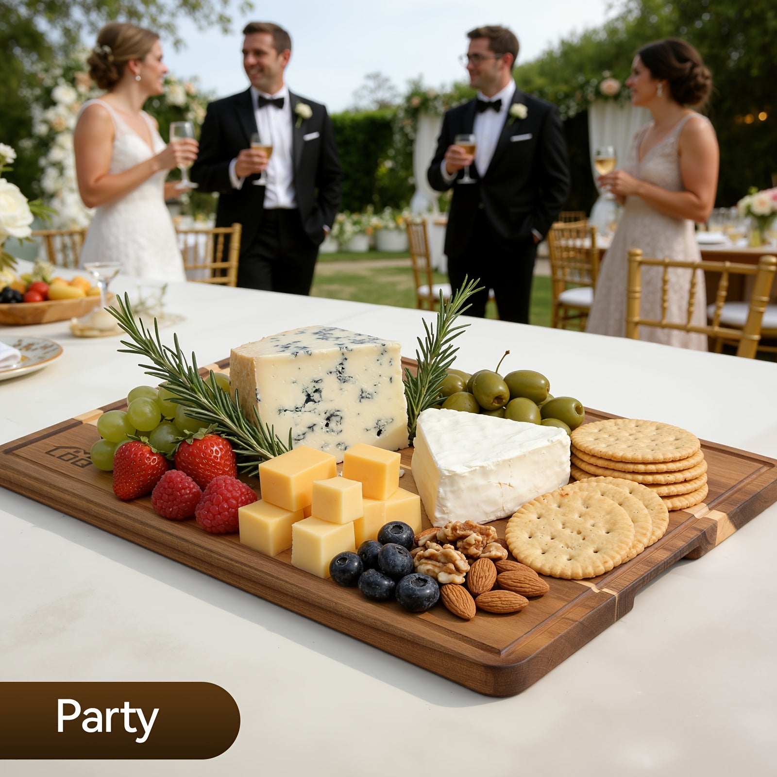 Heavy-Duty Kitchen Cutting Board – durable food prep and serving, XXL Acacia Cutting Board - Durable Wooden Chopping Board Extra Large Charcuterie And Cheese, designed for American homes, daily convenience and practical gifting
