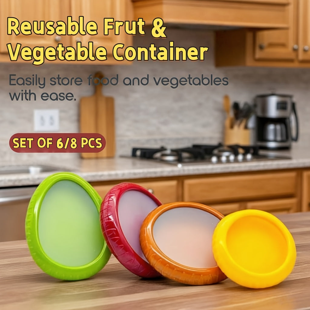 Modern Kitchen Cookware Set – versatile meal preparation, Reusable Fresh Box Avocado Preservation Box And Onion Storage Set Silicone Vegetable And Fruit, designed for American homes, daily convenience and practical gifting