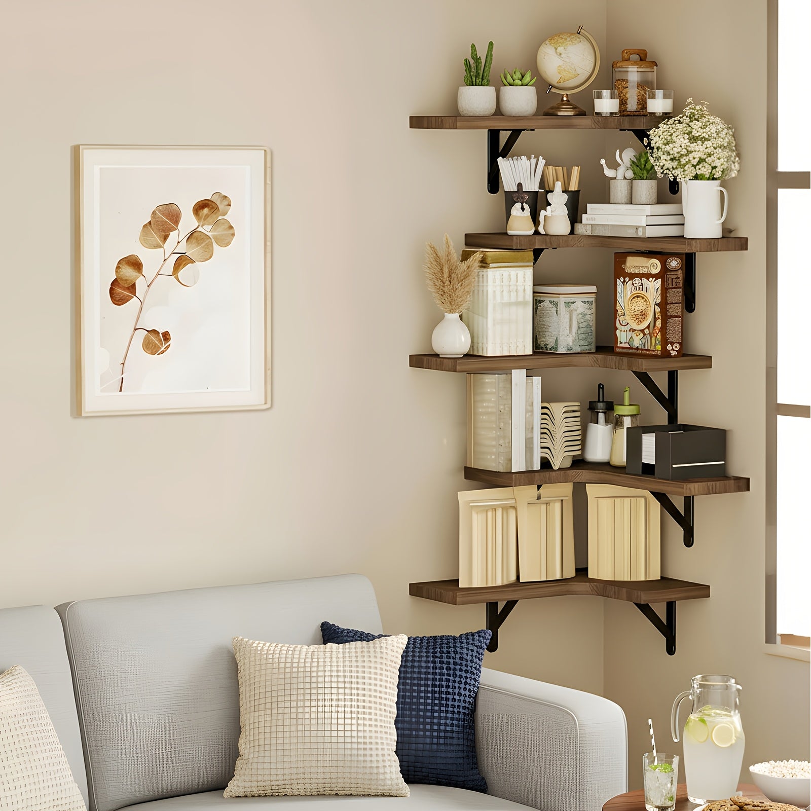 Storage Rack – Space-Saving 5/6pcs Adjustable Home Storage Rack – durable multi-purpose storage,