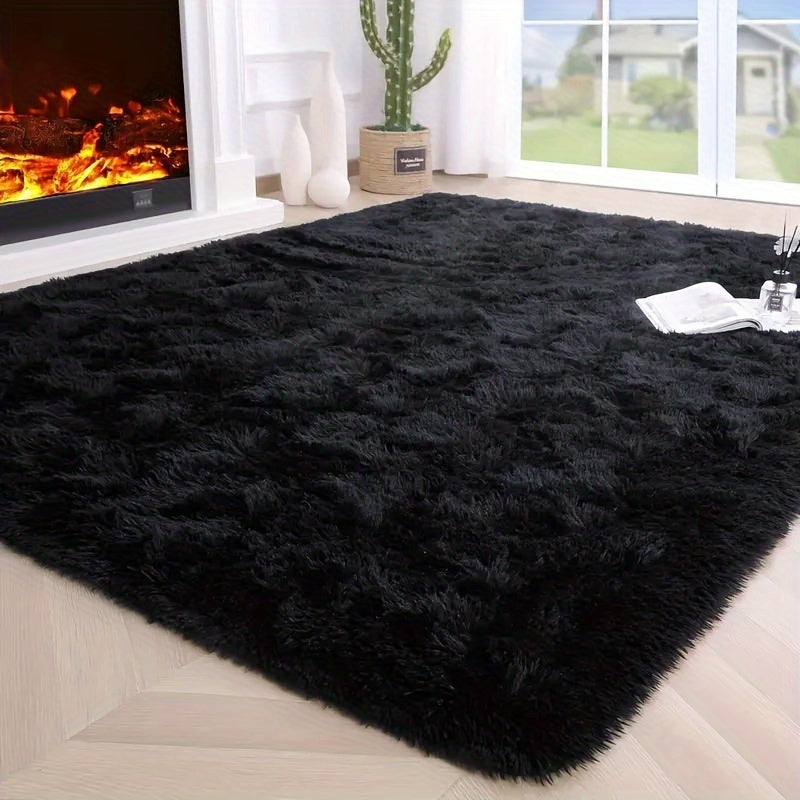 Area Rug – Large Modern Minimalist - Thick Memory Foam Padding, Soft Non-Slip Machine-Washabl