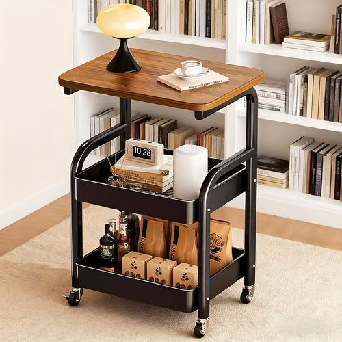 3-Tier Rolling Kitchen Storage Cart – view 2