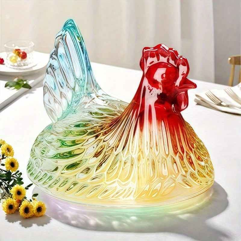 Smart Airtight Storage Jar Set – clear reusable pantry storage, Reusable Chicken-shaped Crystal Glass Storage Jars with LIDS - The Perfect Kitchen And Dining, designed for American homes, daily convenience and practical gifting