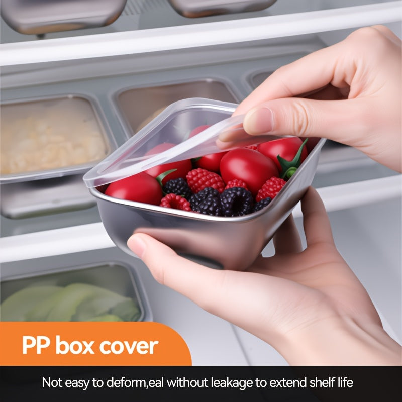 Heavy-Duty Airtight Food Storage Containers – leak-resistant reusable meal prep, Food And Dish Transport Bus Tubs Stainless Steel Food Storage Container - Flip Cover, designed for American homes, daily convenience and practical gifting