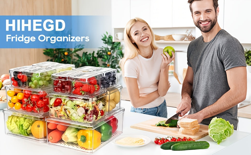 Smart 28Pack Refrigerator Storage Organizer – easy-access fridge organization, Stackable Fridge Organizer 28Pack Stackable Fridge Organizer Bins Clear BPA-Free Refrigerator Organizers And Storage, designed for American homes, daily convenience and pr