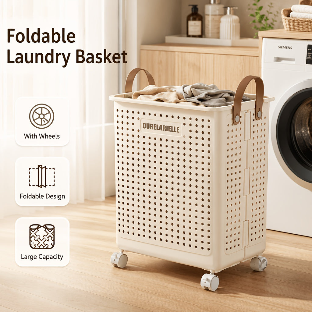 Smart Stackable Home Storage Bins – portable space-saving storage, 15 8 20GaA Large Foldable Wheeled Laundry Basket Multiple Sizes Available Without Lid -, designed for American homes, daily convenience and practical gifting