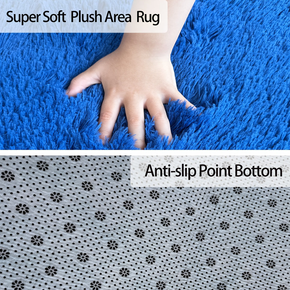 A Super Soft Thick Plush Carpet, Fluffy And Soft, Suitable for Bedroom Indoor Carpet, Non-Slip Soft Machine Washable Carpet,Ideal for Bedroom, Living Room,Study, Dorm,,Home Decor, Christmas Gift, Christmas Decor