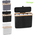 Smart Stackable Home Storage Bins – portable space-saving storage, Bamboo Toilet Paper Storage Basket with Lid Large Capacity Holds 12 Rolls Multi-functional Bathroom, designed for American homes, daily convenience and practical gifting