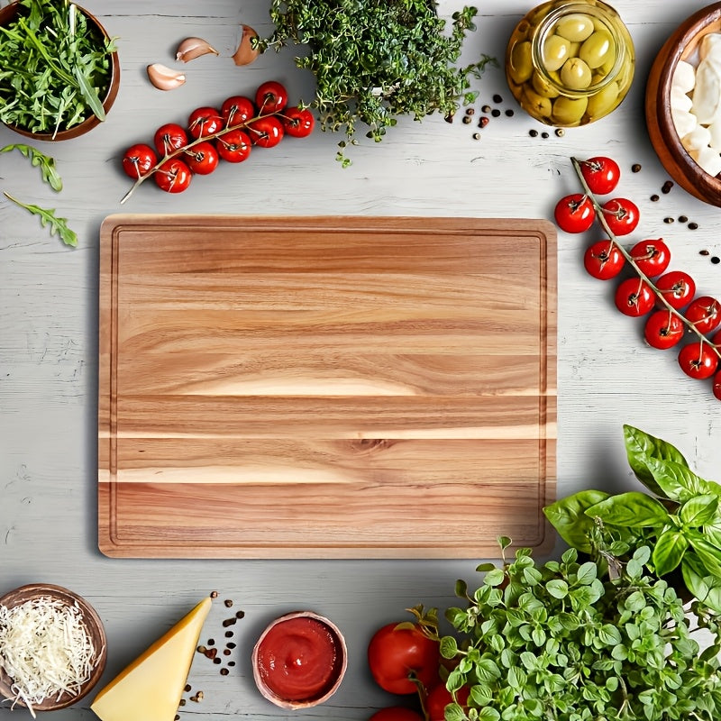 Modern Kitchen Cutting Board – durable food prep and serving, XXL Acacia Cutting Board - Extra Large Charcuterie Cheese Serving Tray Durable Wooden Chopping, designed for American homes, daily convenience and practical gifting