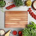 Modern Kitchen Cutting Board – durable food prep and serving, XXL Acacia Cutting Board - Extra Large Charcuterie Cheese Serving Tray Durable Wooden Chopping, designed for American homes, daily convenience and practical gifting