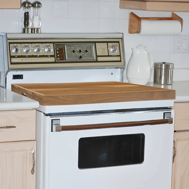 Compact Kitchen Cutting Board – durable food prep and serving, Acacia Wood Gas Stove Cover for RV- XXL Cutting Board Versatile Serving Tray with, designed for American homes, daily convenience and practical gifting