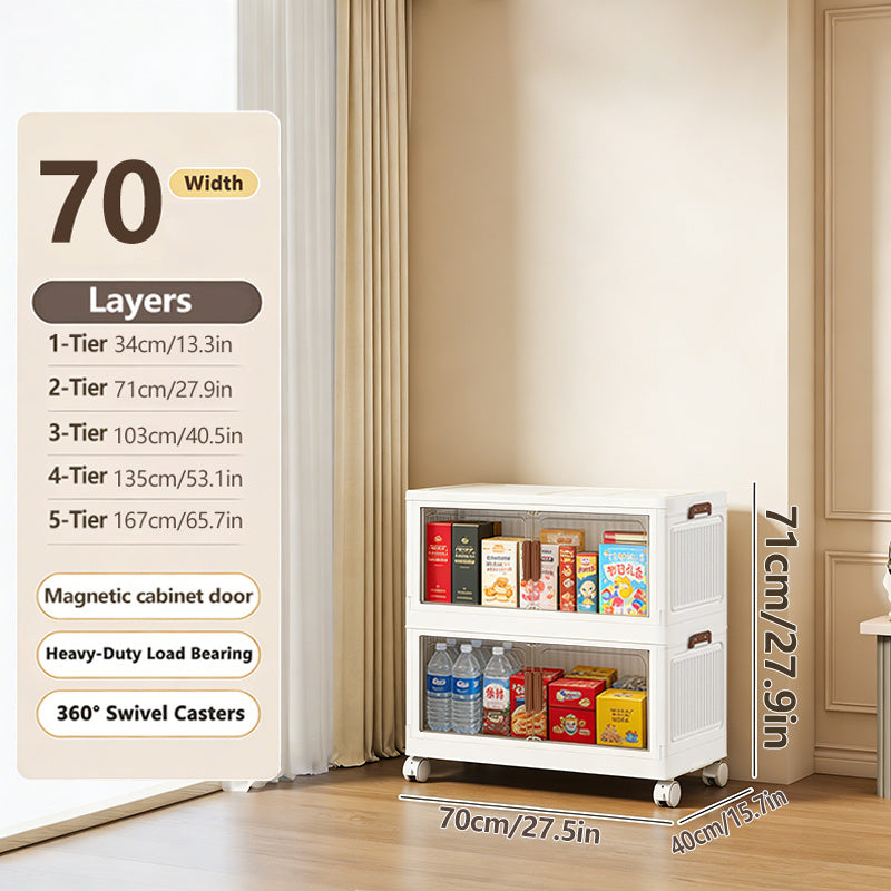 Modern Stackable Home Storage Bins – portable space-saving storage, 5-Layer Stackable Storage Box with Lid And Door 1 2 3 4 5-Layer Up, designed for American homes, daily convenience and practical gifting