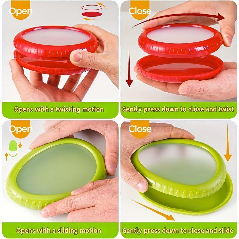 Modern Kitchen Cookware Set – versatile meal preparation, Reusable Fresh Box Avocado Preservation Box And Onion Storage Set Silicone Vegetable And Fruit, designed for American homes, daily convenience and practical gifting