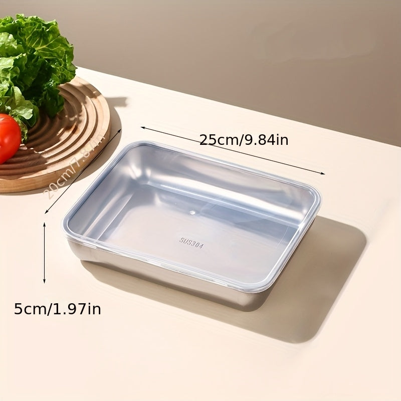 Easy-Access 18/12/6pcs Refrigerator Storage Organizer – easy-access fridge organization, 18 12 6pcs 9 6 3 Lids 9 6 3 Boxes Stainless Steel Food, designed for American homes, daily convenience and practical gifting