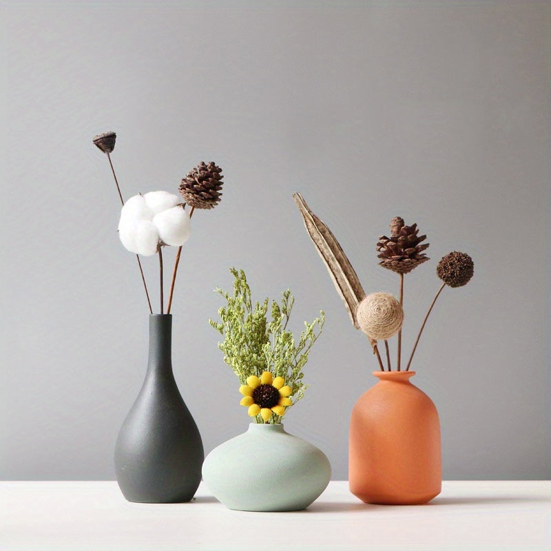 Compact 4pcs Ceramic Flower Vase – tabletop floral display and modern home decor, Premium 4pcs Ceramic Flower Vase tabletop floral display and modern home decor, designed for American homes and practical gifting