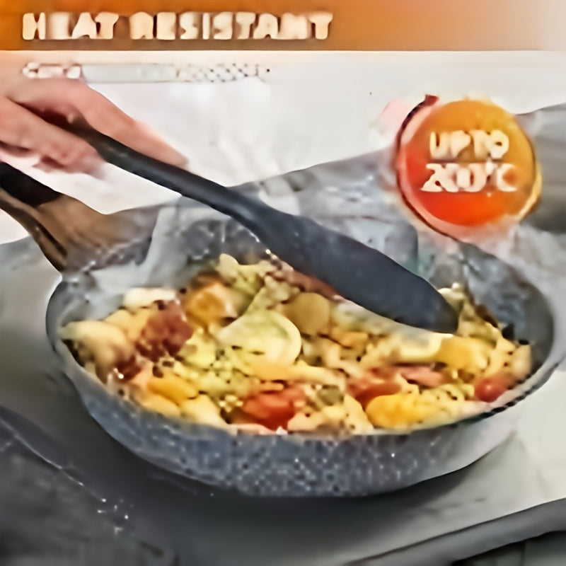 3pcs Silicone Mixing Spoon Set, Non-Stick Heat-Resistant Cooking Utensils For Stirring, Baking & Serving, Safe For Nonstick Cookware, Ideal For Cooking, Serving, And Mixing (White, Black, Yellow)