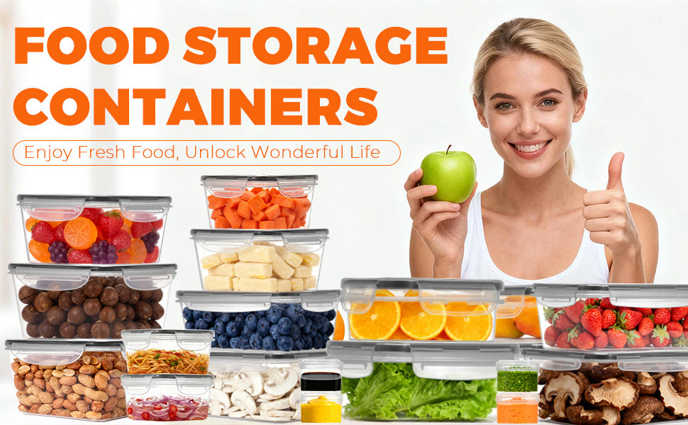 Versatile 50/24/12pcs Refrigerator Storage Organizer – easy-access fridge organization, 50 24 12pcs 25 12 6pcss Lid 25 12 6pcss Transparent Stackable Outdoor Food, designed for American homes, daily convenience and practical gifting