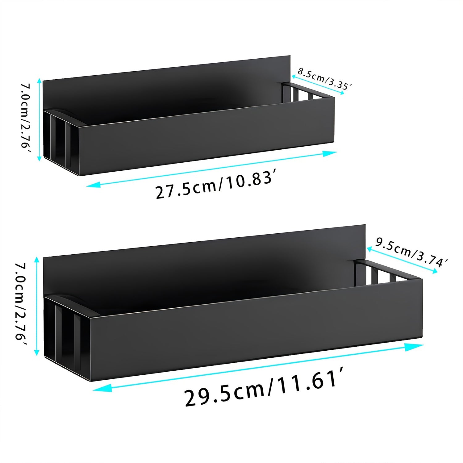 Magnetic Spice Rack, Heavy-duty Magnetic Refrigerator Storage Strip, Space-saving Vertical Storage Design, Suitable for Kitchen, Pantry, Office- Easy Installation Without Tools, Refrigerator Magnets
