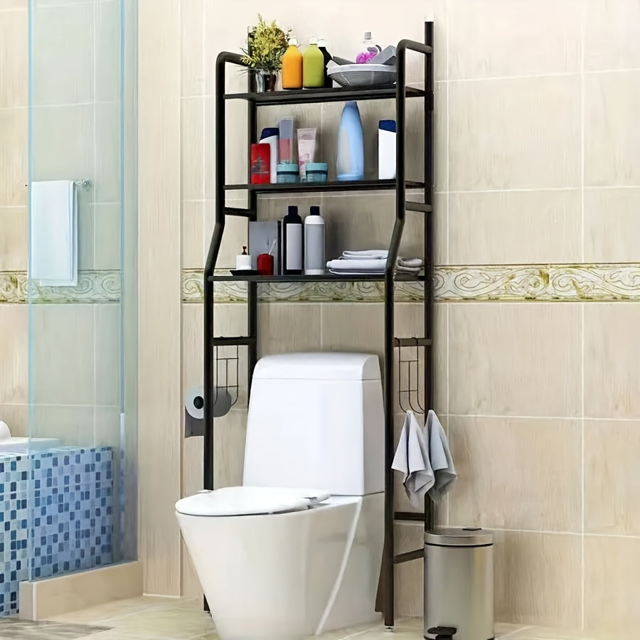 Versatile Adjustable Home Storage Rack – durable multi-purpose storage, Over-The-Toilet Storage Rack - 3-Tier Storage for Toilet Paper Towels And Bathroom Essentials -, designed for American homes, daily convenience and practical gifting