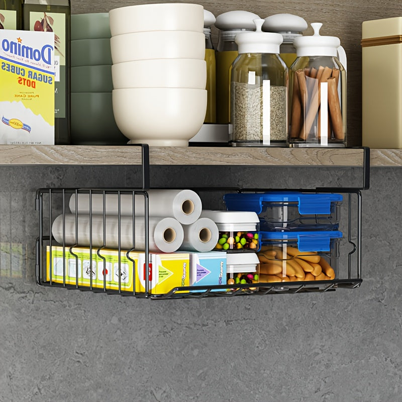 Compact Stackable Home Storage Bins – portable space-saving storage, Hanging Wall-Mounted Foldable Storage Basket - Waterproof Rust-Resistant Organizer for Kitchen Laundry Pantry Desk, designed for American homes, daily convenience and practical gift