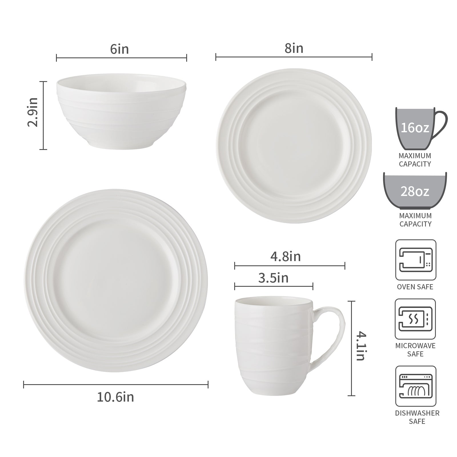 Space-Saving Home Storage Organizer – space-saving everyday organization, Bone China Modern Minimalist Ceramic Dinnerware Set Includes Bowl Plate and Mug - Local, designed for American homes, daily convenience and practical gifting
