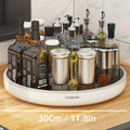 Kitchen Essential – 360° Rotating Spice Organizer - Space-Saving Countertop Storage Rack for Kitchen Cabinets, Dining Tables & Bathroom - Non-Slip Durable Plastic Bottle Holder with Easy-Acc