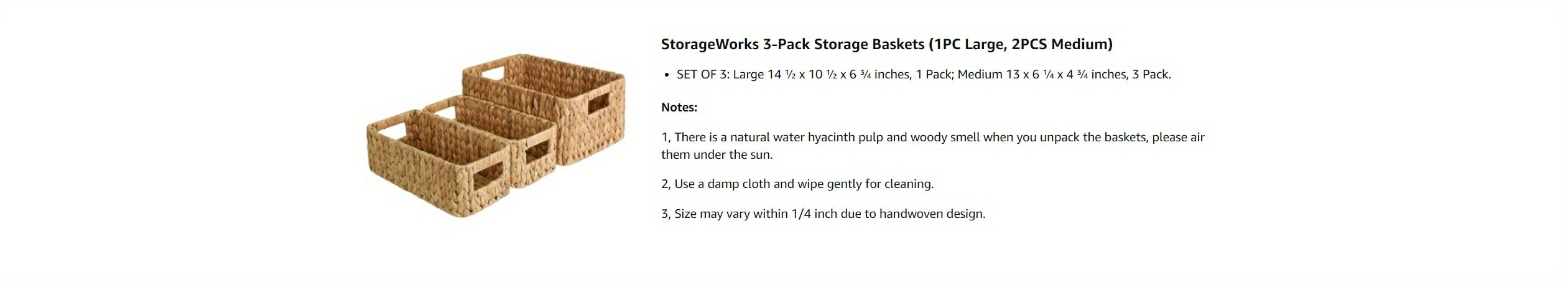 Heavy-Duty Adjustable Home Storage Rack – durable multi-purpose storage, Storage Baskets Square Wicker Baskets With Built-in Handles Hand-Woven Baskets For Bedroom Bathroom Pantry, designed for American homes, daily convenience and practical gifting