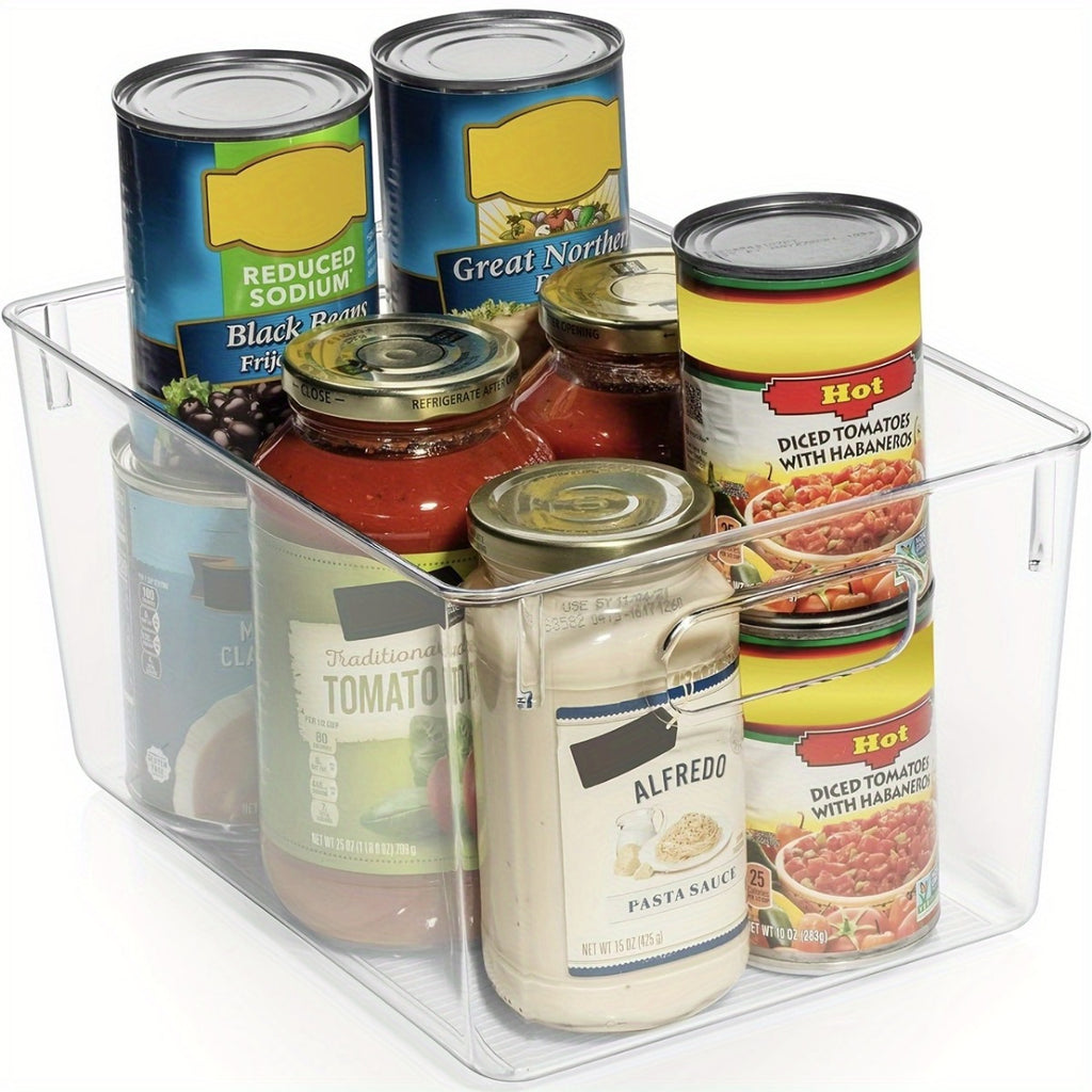 Heavy-Duty 4/8/12Pcs Refrigerator Storage Organizer – easy-access fridge organization, Clear Plastic Storage Bins 4 8 12Pcs Clear Plastic Storage Bins Pantry Organizers And, designed for American homes, daily convenience and practical gifting