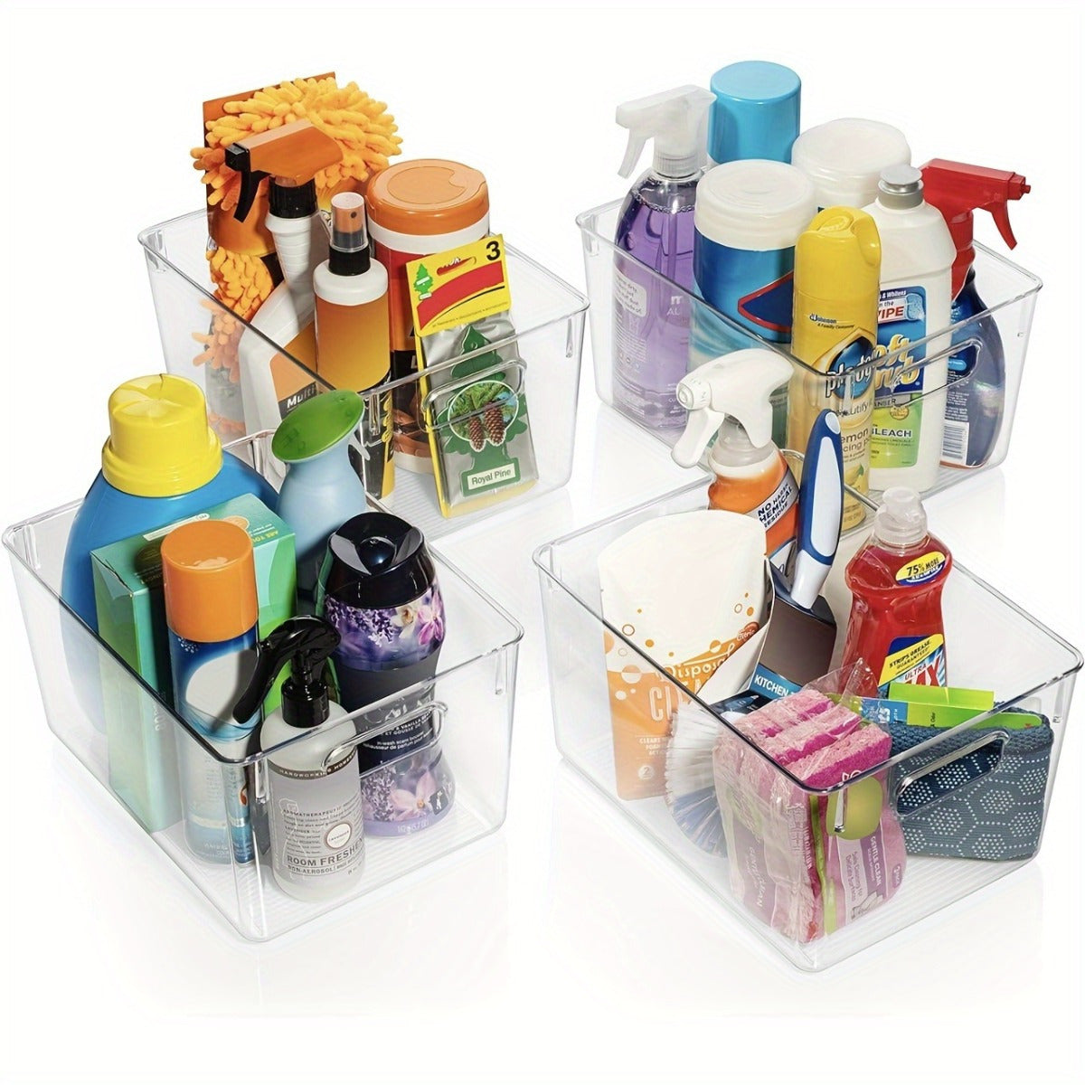 Heavy-Duty 4/8/12Pcs Refrigerator Storage Organizer – easy-access fridge organization, Clear Plastic Storage Bins 4 8 12Pcs Clear Plastic Storage Bins Pantry Organizers And, designed for American homes, daily convenience and practical gifting