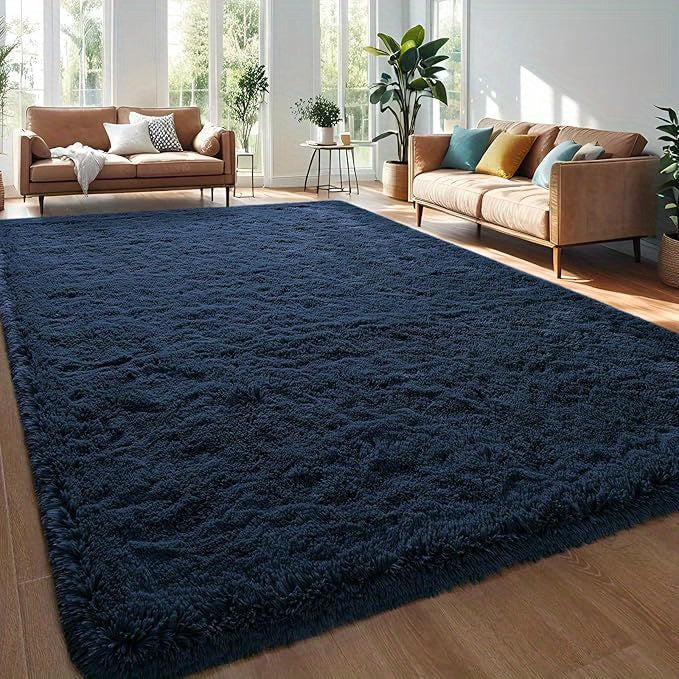 Soft Area Rug – Ultra-Soft Shaggy Carpet Rug Suitable for - Plush High-Pile Floor Rug with Dense Furry Texture, Machine-Washable Cozy Bedspread for Living Room, Bedroom, Dorm - Use for Moder