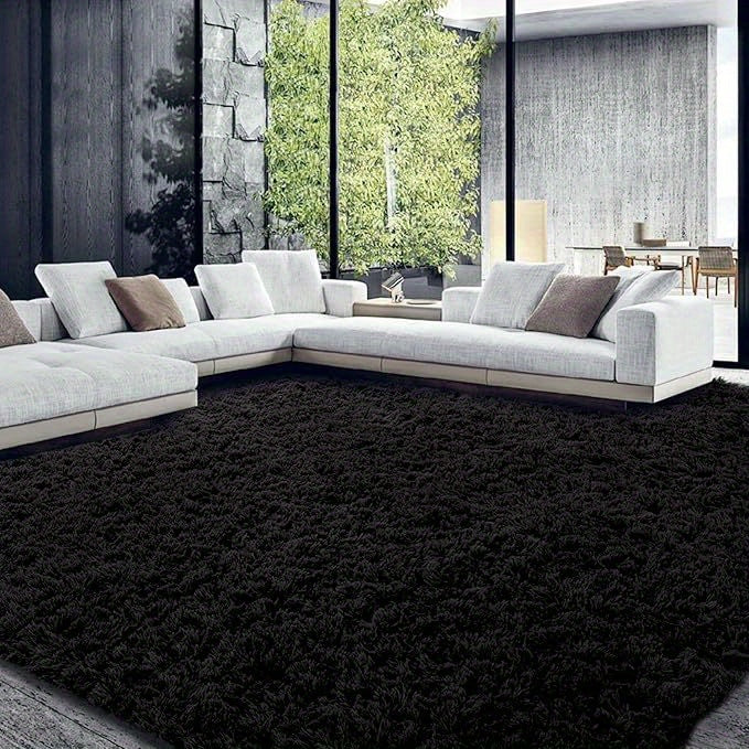 Soft Area Rug – Ultra-Soft Shaggy Carpet Rug Suitable for - Plush High-Pile Floor Rug with Dense Furry Texture, Machine-Washable Cozy Bedspread for Living Room, Bedroom, Dorm - Use for Moder