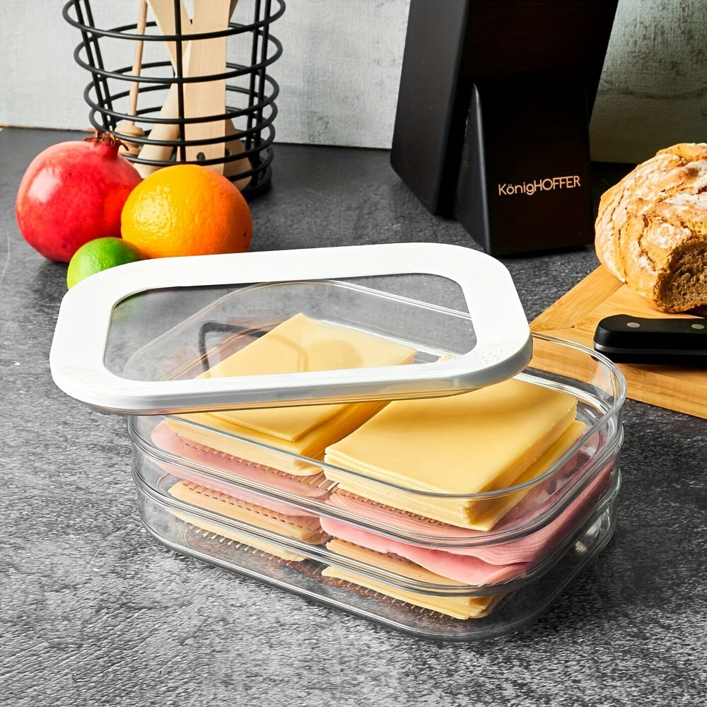 Compact Airtight Food Storage Containers – leak-resistant reusable meal prep, Stackable Meat Storage Set of Stackable Meat Storage Boxes with Lids - Organizer for, designed for American homes, daily convenience and practical gifting