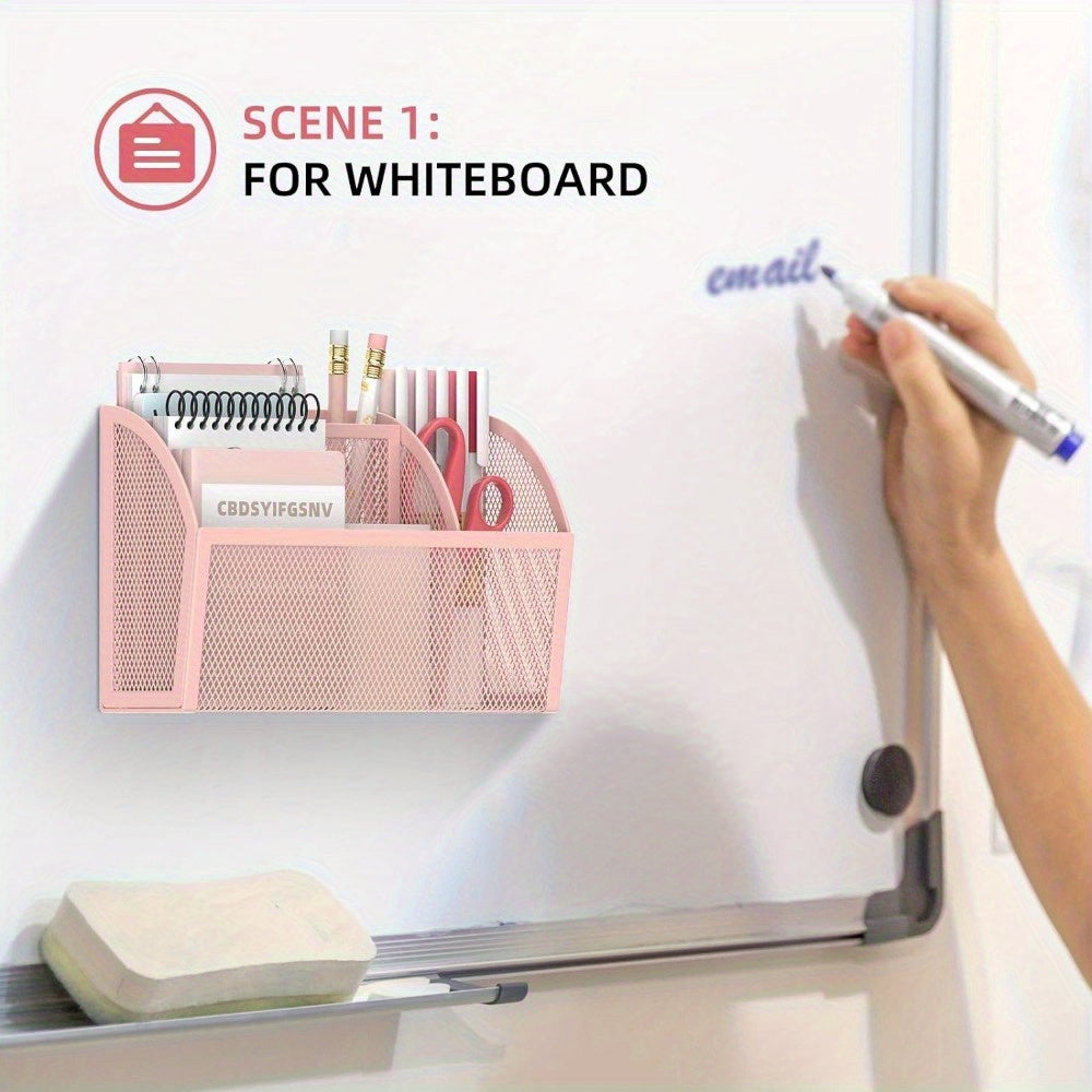 Smart Refrigerator Storage Organizer – easy-access fridge organization, SUPEASY Magnetic Pencil Organizer 3-Compartment Magnetic Pen Holder for Refrigerators And Whiteboards Magnetic Storage, designed for American homes, daily convenience and practic