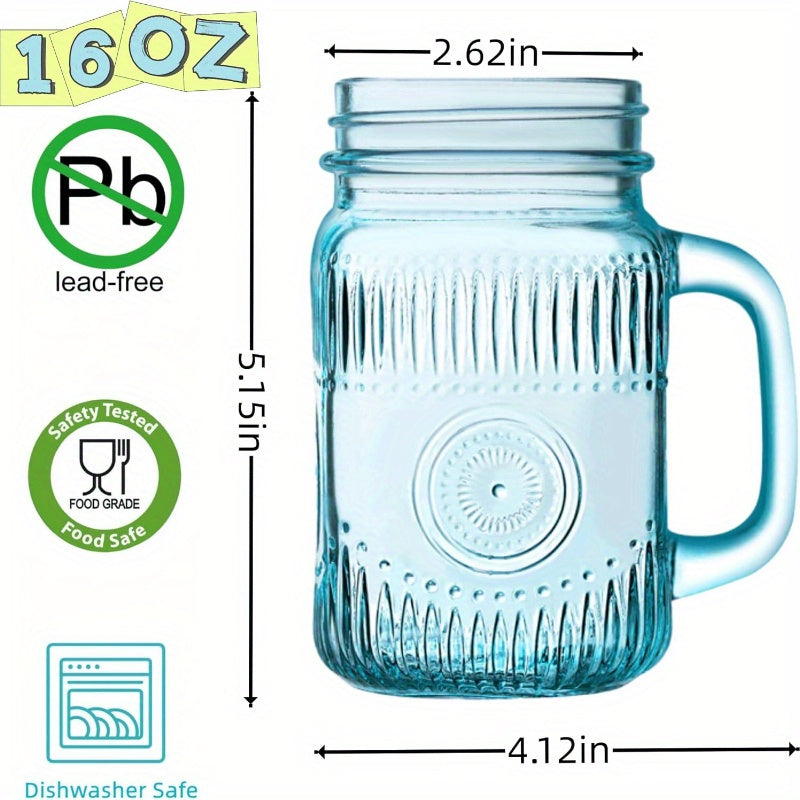 Versatile 6pcs Mason Jar Set – clear pantry organization, reusable lidded storage, designed for American kitchens, pantries, apartments, home organization, daily use and practical gifting