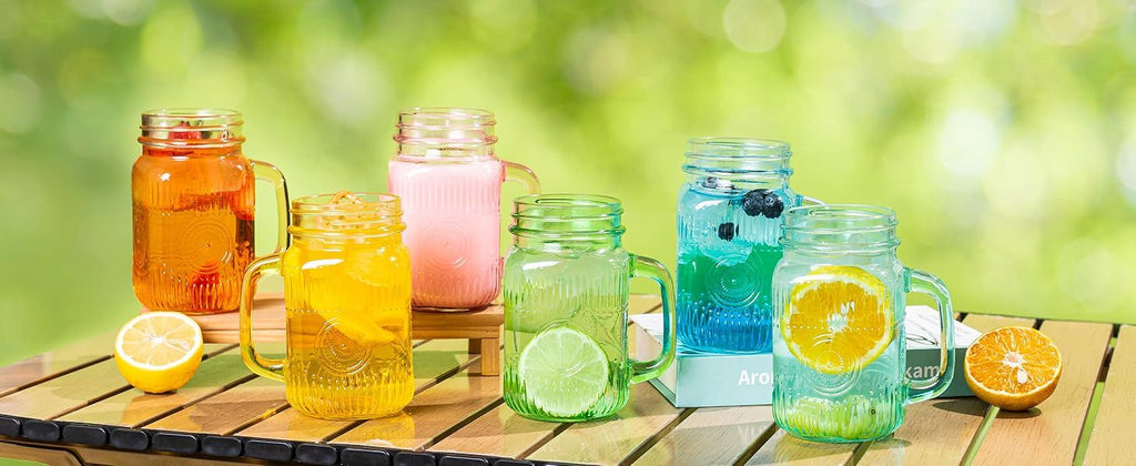 Versatile 6pcs Mason Jar Set – clear pantry organization, reusable lidded storage, designed for American kitchens, pantries, apartments, home organization, daily use and practical gifting