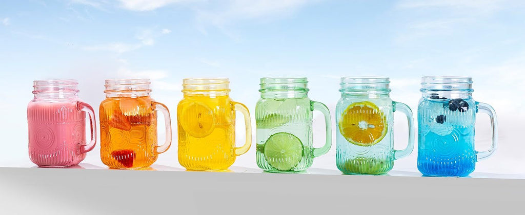Versatile 6pcs Mason Jar Set – clear pantry organization, reusable lidded storage, designed for American kitchens, pantries, apartments, home organization, daily use and practical gifting