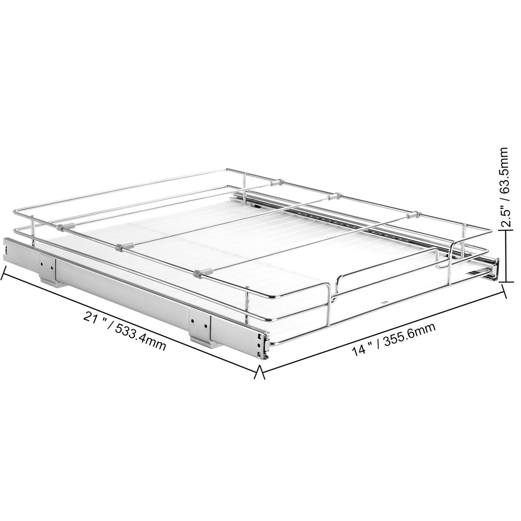 Heavy-Duty Pull-Out Cabinet Organizer – smooth-access cabinet organization, VEVOR 14 W x 21 D 17 W x 21 D Pull Out Cabinet, designed for American homes, daily convenience and practical gifting