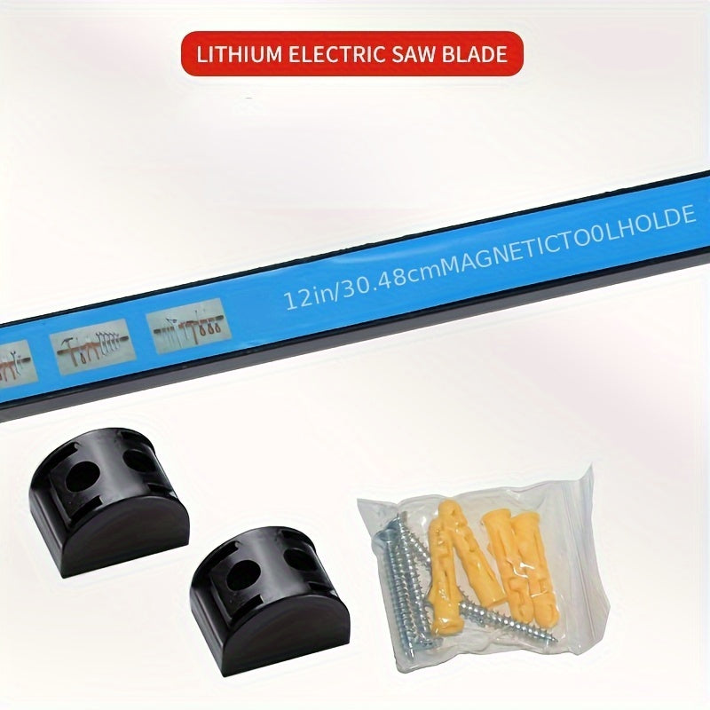 Kitchen Essential – Auto repair hardware, kitchen utensils, iron products storage magnetic rack, strong magnetic tool rack, magnetic strip, so that tools are no longer messy for Modern US Ho